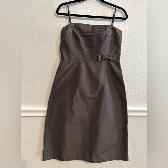 J. Crew Dresses & Skirts - Vintage J.CREW Emma Silk Faille Dress Espresso size 6